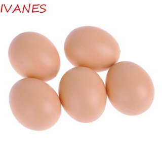 IVANES โมเดลไข่อีสเตอร์ ไก่จําลอง Diy สําหรับตกแต่งบ้าน 5 ชิ้น