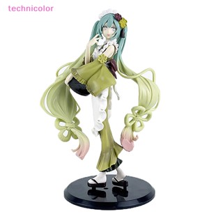 [technicolor] โมเดลฟิกเกอร์ PVC อนิเมะ Hatsune Miku Matcha Ice Cream สําหรับเก็บสะสม