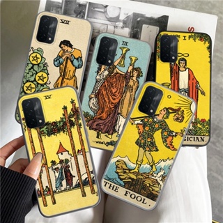 ใหม่ เคสโทรศัพท์มือถือนิ่ม ลายไพ่ทาโรต์ Divination สําหรับ OPPO A73 A91 F15 A92 A72 A52 A93 A94 4G F5 A73 F7 F9 A7X F11 A9 F11 Pro C227