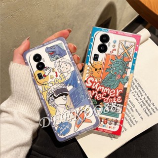 เคสป้องกันโทรศัพท์มือถือ TPU แบบนิ่ม ลายการ์ตูนกราฟฟิตี้ สําหรับ OPPO Reno10 Pro+ Pro Plus 5G Reno 10 Reno10Pro+