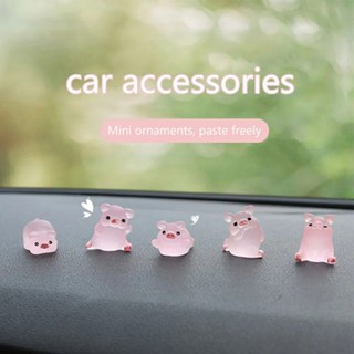 ⚡SUPERSL-TH⚡Small Resin Piggy Accessories Cartoon Casual Cute Dashboard Home Garden⚡NEW 7