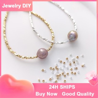 【❤️เครื่องประดับ DIY❤️】ลูกปัดทอง 14K ทรงสี่เหลี่ยม ขนาดเล็ก 1.5 มม. แฮนด์เมด diy อุปกรณ์เสริม สําหรับสร้อยข้อมือ[จี้ชาร์ม/จี้/จี้สร้อยคอ/จี้ ทองคํา/จี้ทองคําแท้/เครื่องประดับสร้อย/เครื่องประดับสร้อยคอ/pendant]