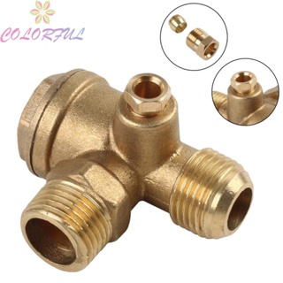 【COLORFUL】Check Valve 1pcs 20*20mm Air Tools Connector Durable Gold Home One-way