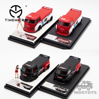 Time MICRO โมเดลรถปิ๊กอัพ 1:64 T1 VAN ADVAN Datsun Diecast ของเล่นสําหรับเด็ก