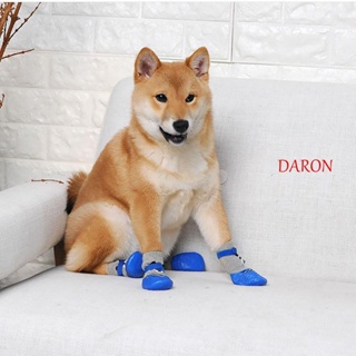 DARON รองเท้าบูท กันฝน ให้ความอบอุ่น สําหรับสัตว์เลี้ยง สุนัข แมว