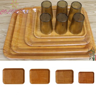 【COLORFUL】Serving Tray Dinner Durable Hotel Melamine Non-toxic Scratch Resistant