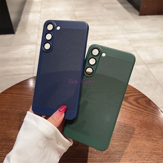 เคสโทรศัพท์มือถือแบบแก้วแข็ง กันกระแทก กันรอยกล้อง กระจายความร้อน ปิดด้านหลัง ลายหน้าร้อน สําหรับ Samsung Galaxy A23 A32 A33 A52 A52S A53 A73 4G 5G