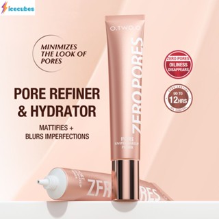 O.two.o Makeup Primer 25ml Face Base Gel Invisible Pore Oil-control Smooth Creases Surface Foundation Primer ICECUBES