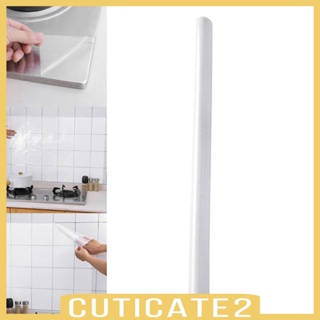 [Cuticate2] สติกเกอร์ใส กันน้ํามัน กันน้ํา ทนความร้อน สําหรับติดตกแต่งผนังห้องครัว ตู้กับข้าว