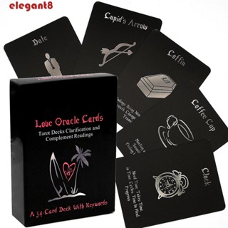 ELEGANT ไพ่ทาโรต์ พร้อมคีย์เวิร์ด สําหรับอ่านหนังสือ