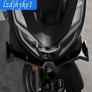 [Lzdjhyke1] การ์ดป้องกันกระจกหน้ารถยนต์ สีดํา ติดตั้งง่าย สําหรับ Pcx125 Pcx160