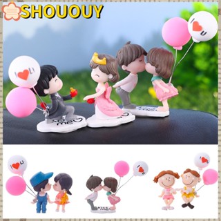 SHOUOUY รูปปั้นรถยนต์น่ารัก เครื่องประดับ สําหรับตกแต่งบ้าน ช่องแอร์รถยนต์