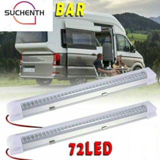 SUCHENTH แถบไฟ LED 72 ดวง 12V สําหรับติดรถบัส คาราวาน บ้าน