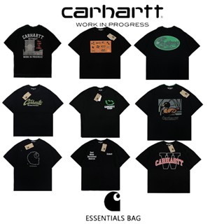 CARHARTT 【พร้อมส่ง】เสื้อยืดแขนสั้น คอกลม ผ้าฝ้าย พิมพ์ลายการ์ตูนตลก แฟชั่นฤดูร้อน