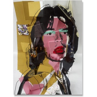 Andy Warhol โปสเตอร์ภาพวาดผ้าใบ ลาย Ick Jagger Portrait แฟชั่น สําหรับตกแต่งผนังบ้าน 50x70c