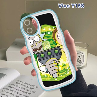 เคสโทรศัพท์มือถือแบบนิ่ม กันกระแทก กันรอยกล้อง ลายคลื่น Rick and Modi สําหรับ Vivo Y01 Y15A Y15S Y51 Y31 Y51A 2021 Y33 Y53S 4G Y70S Y70T Y51S Y73S Y52 Y72 Y76 5G