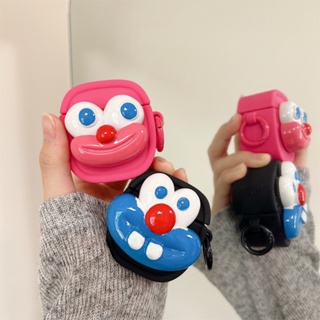 เคสหูฟังบลูทูธไร้สาย ซิลิโคน TPU แบบนิ่ม รูปไข่ 3D สําหรับ AirPods 1 2 3 Pro2 2022