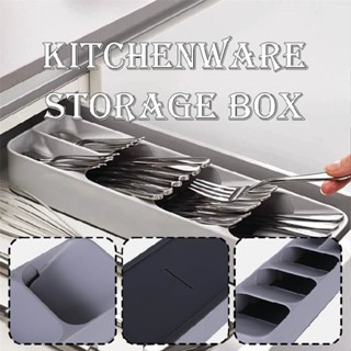 New Kitchen Drawers Chopsticks Forks Spoons Tableware Sorting Rack Storage Box