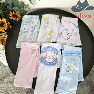 BLISS ปลอกแขนกันแดด ผ้าเรยอน ระบายอากาศ ป้องกันรังสียูวี ลายการ์ตูนกระต่าย Cinnamoroll น่ารัก แฟชั่นฤดูร้อน สําหรับผู้หญิง