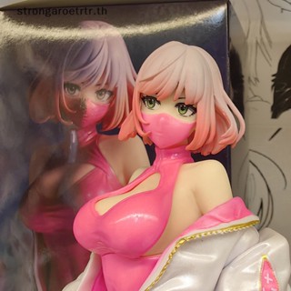 Strongaroetrtr โมเดลฟิกเกอร์ PVC รูปการ์ตูนอนิเมะ Luna Pink Mask Girl ขนาด 1:7 24 ซม. สําหรับผู้ใหญ่