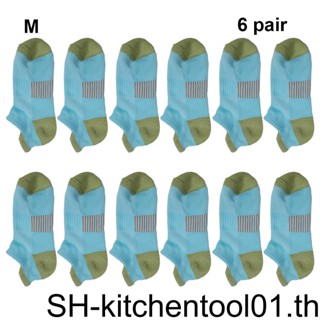 6a Duo Of ถุงเท้าวิ่ง ระบายอากาศ ป้องกันการลื่นไถล สวยงาม สําหรับผู้ชาย ผู้หญิง