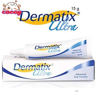 cocoy 【พร้อมส่ง】 Dermatix Ultra Gel Fades Dark Scars, Keloids 15g Cream Scars