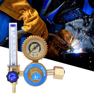 Industrial Shop อาร์กอน CO2 Mig Tig Flow Meter Regulator เกจวัดแรงดัน อะไหล่เครื่องเชื่อม