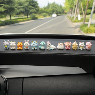 Cute Twelve Zodiac Animal Car Decoration Car Interior Accessories Car Center Console Decoration All Products hpIS