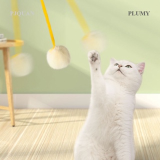 Plumy ของเล่นลูกบอล พร้อมกระดิ่งดูดอัตโนมัติ สําหรับแมว เล่นกีฬา ในร่ม