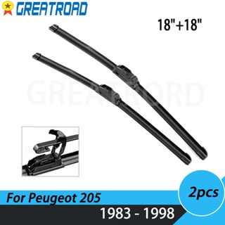 ใบปัดน้ําฝนกระจกหน้ารถยนต์ LHD 18 นิ้ว +18 นิ้ว สําหรับ Peugeot 205 1983-1998