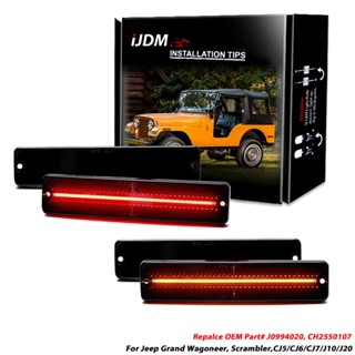 Ijdm ไฟหรี่ข้างหน้า หลัง แบบเปลี่ยน สําหรับ Jeep Grand Wagoneer Scrambler Jeep Cherokee SJ Grand Wagoneer CJ5 CJ6 CJ7 Scrambler CJ8 J10 J20