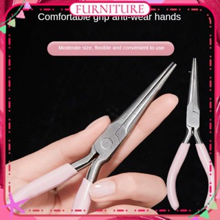 ♕ Nail Art Shaping Clip Buckle Design Long-lasting Elasticity Multifunctional Stainless Steel Nipper Cross Nail Clip Manicure Tool For Nail Shop 1pc FURNITURE