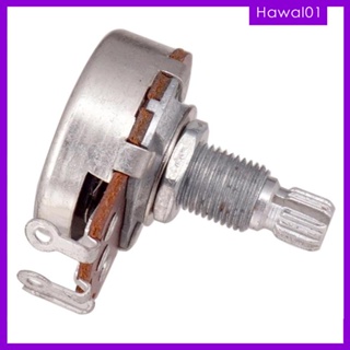 [Hawal] Potentiometer A500K B500K เพลา KNURLED 18 มม. สําหรับกีตาร์ หรือเบส