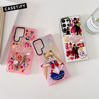 เคสโทรศัพท์มือถือแบบใส ลายการ์ตูนเซเลอร์มูน สําหรับ Samsung Galaxy S20 S21 S22 S23 Ultra S20+ S21+ S22+ S23 Plus