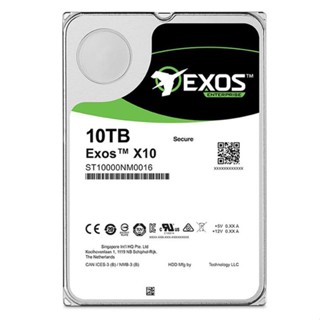 Seagate ฮาร์ดดิสก์ภายใน ST10000NM0016 10tb Exos 256MB SATA Enterprise HDD 10tb