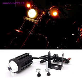 Dousun เลนส์ไฟหน้าโปรเจคเตอร์ LED สว่างพิเศษ อุปกรณ์เสริม สําหรับรถจักรยานยนต์
