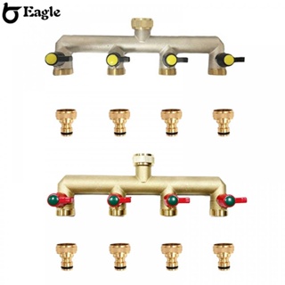 ⭐24H SHIPING⭐4-way Distributor 238*84.7mm 3/4 Director Garden Hose Quick Connectors