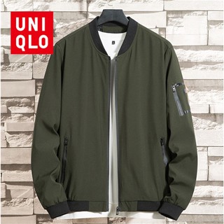 UNIQLO เสื้อแจ็กเก็ตลําลอง ขนาดใหญ่ แฟชั่นฤดูใบไม้ผลิ สําหรับผู้ชาย รองรับ 50-140 กก. 9XL2023