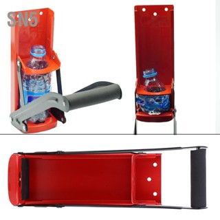 SN5 500ML Can Crusher Red Steel Rubber Handle เครื่องมือรีไซเคิลขวดพลาสติกพร้อมที่เปิด