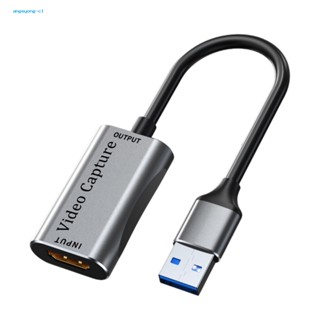 Angeyong การ์ดจับภาพวิดีโอ 1080p Hd Usb เป็น Hdmi ไร้ความล่าช้า สําหรับไลฟ์สด ประชุม และไลฟ์สด