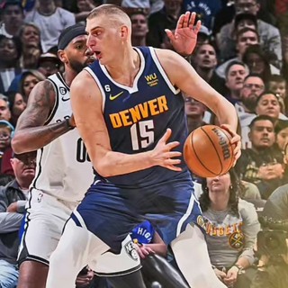 เสื้อกีฬาบาสเก็ตบอล ลาย Nikola Jokic 2022-23 Season Denver Nuggets สําหรับผู้ชาย QKZ2