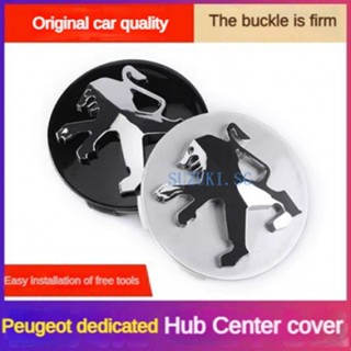 ฝาครอบดุมล้อรถยนต์ 60 มม. สําหรับ Dongfeng Peugeot 307 308 508 4008 301 207 4 ชิ้น