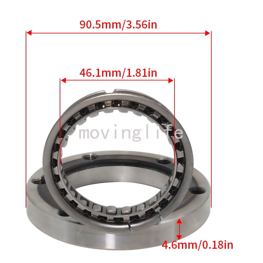 Starter one way คลัทช์สําหรับ Suzuki AN400 Burgman 400 K3/K6 2003-2006 AN400 Burgman 400 X/K2 1999-2