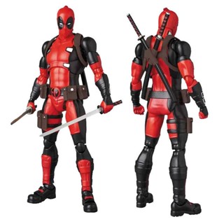 ตุ๊กตาฟิกเกอร์ Deadpool MAF 082 Deadpool ขยับได้ ขนาด 16 ซม. สําหรับผู้ชาย