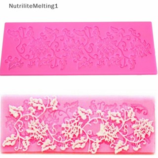 [NutriliteMelting1] แม่พิมพ์ซิลิโคน ลายนูน รูปใบไม้ ดอกไม้ สําหรับทําเค้ก ฟองดองท์ เบเกอรี่ DIY [TH]