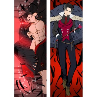 Obey me! Lucifer ปลอกหมอน ลายอนิเมะ Dakimakura ขนาด 50x150 ซม. สําหรับกอดร่างกาย