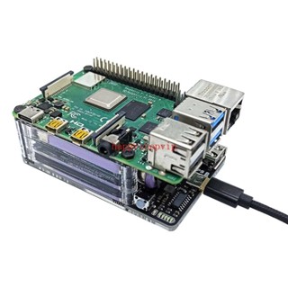 Hsv โมดูลพาวเวอร์ซัพพลาย สําหรับ Raspberrypi UPS พร้อมมิเตอร์วัดพลังงานแบตเตอรี่ เอาท์พุต 5V