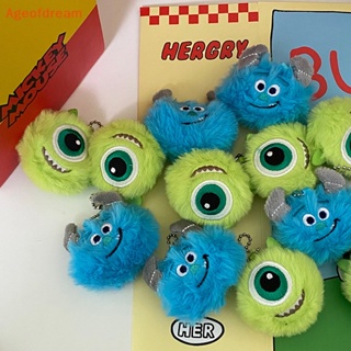 [Ageofdream] พวงกุญแจตุ๊กตาฟิกเกอร์ Monsters Inc Sullivan แบบนิ่ม สําหรับห้อยกระเป๋าเป้สะพายหลัง