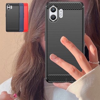 สําหรับ Nothing Phone 2 เคส กันชน ใหม่ กันกระแทก ซิลิโคนนิ่ม เคสแปรง Nothing Phone 2 1