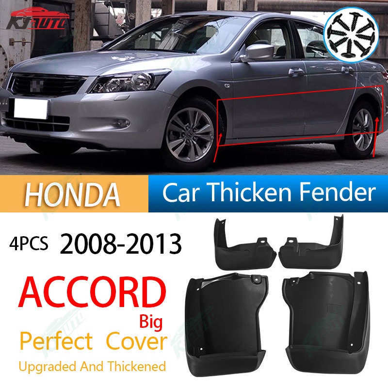 บังโคลนหน้า หลัง กันชน กันฝุ่น อุปกรณ์เสริม สําหรับตกแต่งรถยนต์ Honda Accord 2008-2013